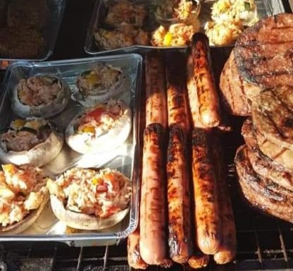 Catering food from Cameron’s original gallery